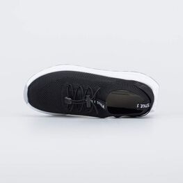 741090-12 Черные кроссовки с фиксаторами для мальчики черный фото №4