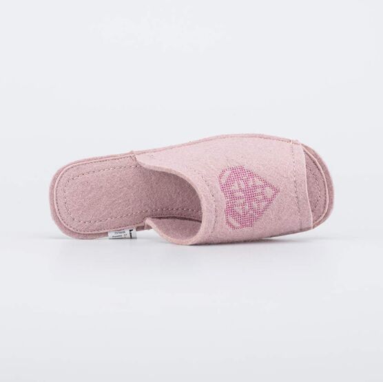 837004-08 Женские войлочные тапочки Сердце для девочки розовый фото №4