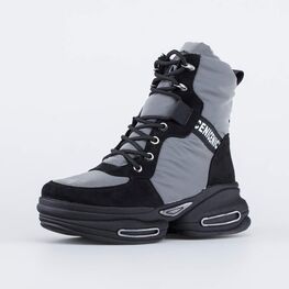 654060-41 Ботинки-дутики для девочки зимние для девочки серебристый