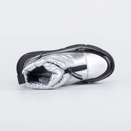 554076-41 Ботинки-дутики для девочки серебро для девочки серебристый фото №4