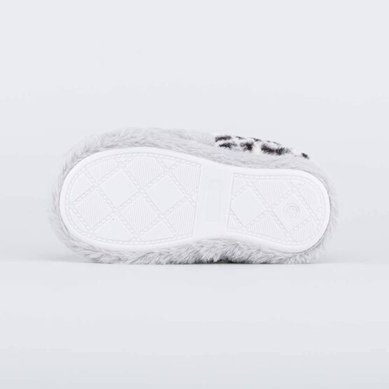 731135-11 Тапочки для девочки серый + черный фото №3