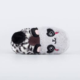 731135-11 Тапочки для девочки серый + черный фото №4