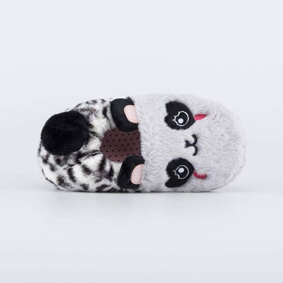 731135-11 Тапочки для девочки серый + черный фото №4