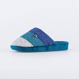 731134-11 Тапочки для мальчики сер-син-зел