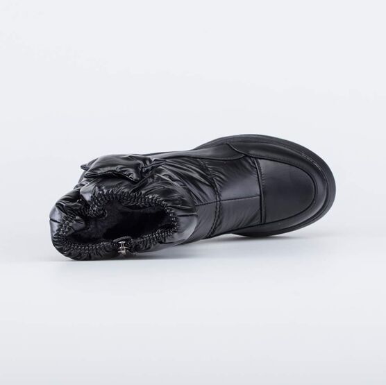 664132-42 Сапожки-дутики для девочки для девочки черный фото №4