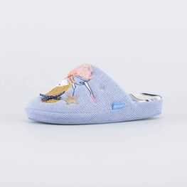 531249-11 Тапочки для девочки для девочки голубой