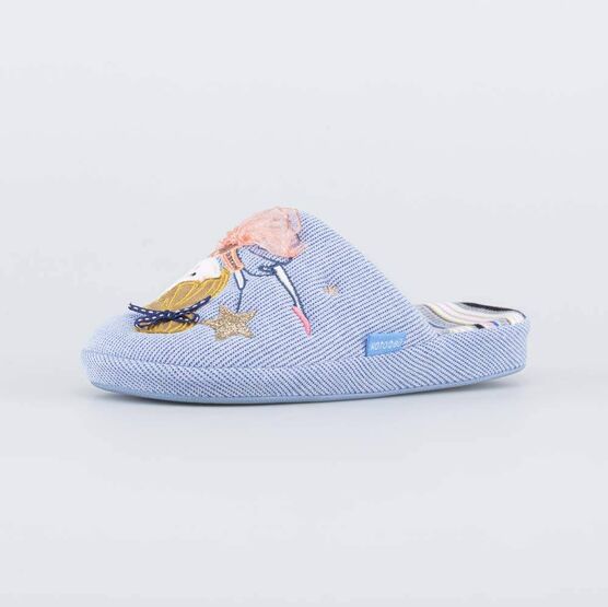 531249-11 Тапочки для девочки для девочки голубой