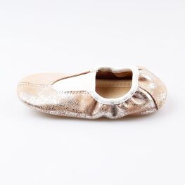 212003-00 Чешки Розовый мрамор для девочки бежевый фото №2