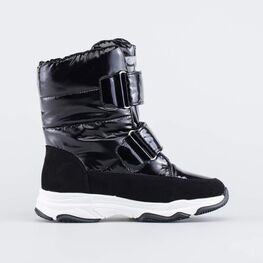 654057-41 Сапожки-дутики для девочки для девочки черный фото №2