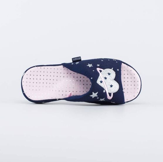 731137-11 Тапочки для девочки син-роз фото №4