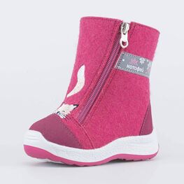 167055-44 Валенки для девочки с котенком фуксия для девочки фуксия