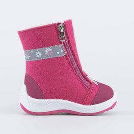 167055-44 Валенки для девочки с котенком фуксия для девочки фуксия фото №2