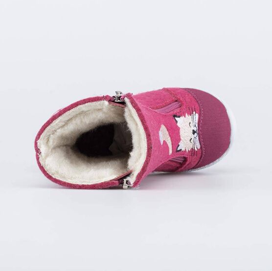 167055-44 Валенки для девочки с котенком фуксия для девочки фуксия фото №4