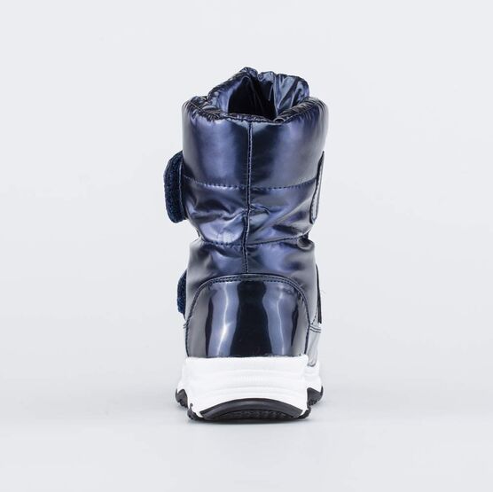 454061-43 Зимние сапожки-дутики для девочки для девочки синий фото №5
