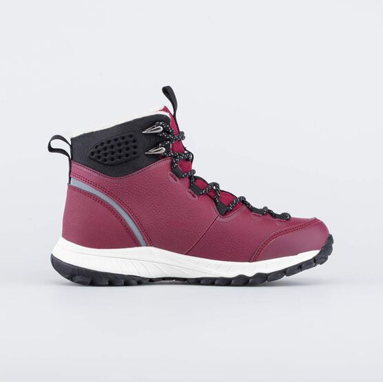 754057-42 Ботинки для девочки зимние для девочки бордовый фото №2