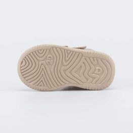 052166-31 Кожаные ботинки на байке для девочки для девочки бежевый фото №3