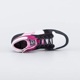 552291-14 Кожаные ботинки для девочки для девочки белый фото №4