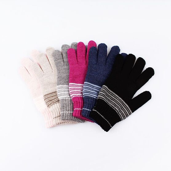 07022133-40 Перчатки детские двухслойные серые для универсальные разноцветный