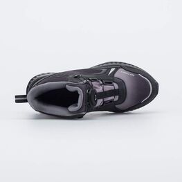 654074-82 Ботинки с системой быстрой шнуровки для мальчики чер-сер фото №4