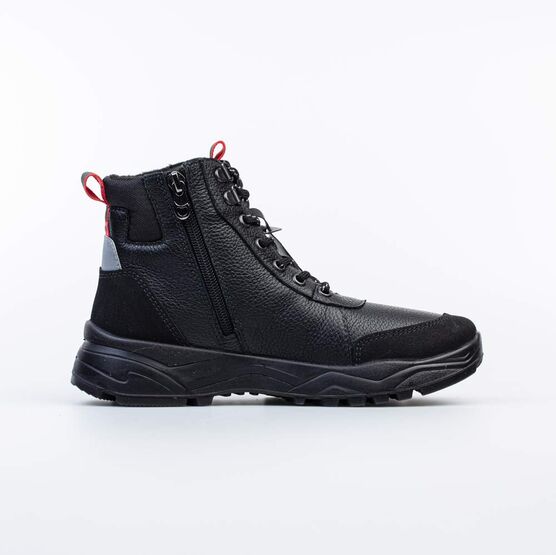 752201-34 Утепленные ботинки для мальчика черный для мальчики черный фото №2