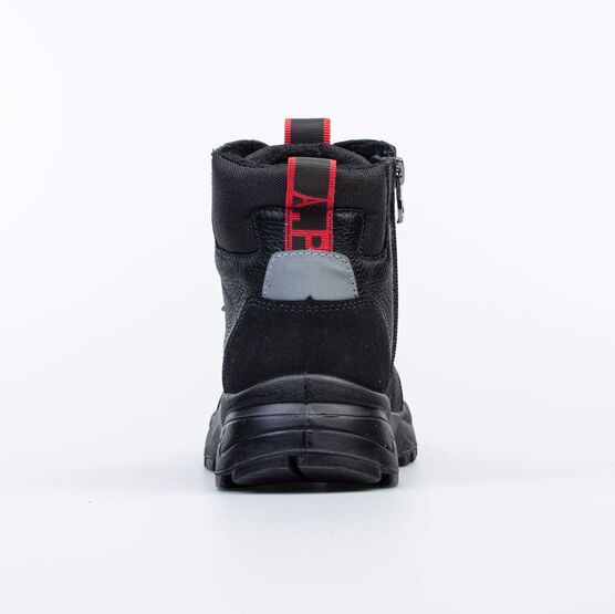 752201-34 Утепленные ботинки для мальчика черный для мальчики черный фото №5