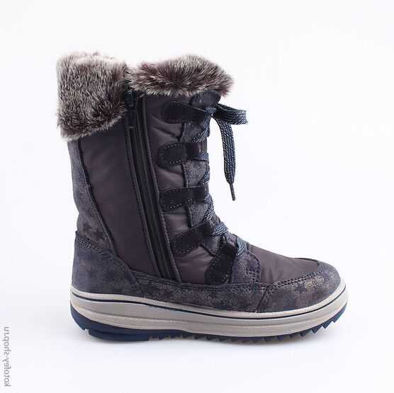 664924-41 Мембранные сапожки для девочки светло-синий фото №2