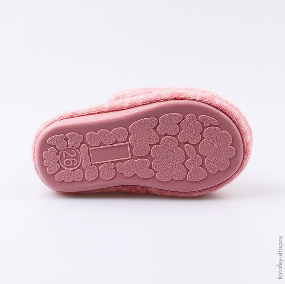 331075-11 Тапочки для девочки розовый фото №3
