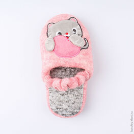 331075-11 Тапочки для девочки розовый фото №4