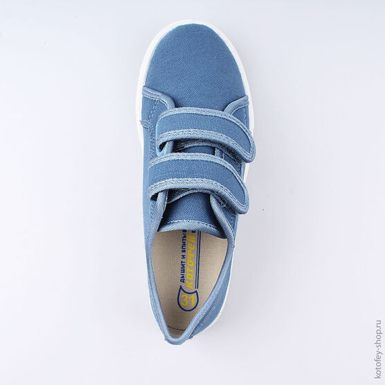 631097-11 Кеды для мальчики голубой фото №4