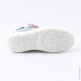 431130-11 Текстильная обувь для девочки голубой фото №3