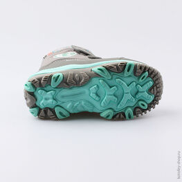 454982-43 Мембранные ботинки с LED-подсветкой для девочки сер-бир фото №3