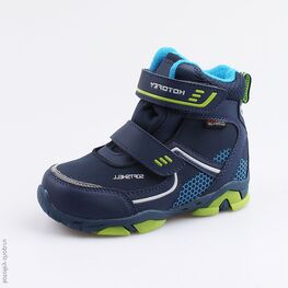 454996-41 Мембранные ботинки для мальчики син-гол