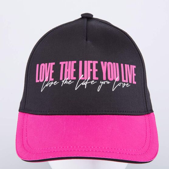 07809011-40 Кепка-бейсболка для девочки черный-розовый для девочки черный + розовый фото №3