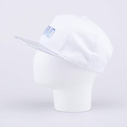 07809034-40 Кепка-бейсболка с прямым козырьком белый для девочки белый фото №2