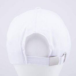 07809034-40 Кепка-бейсболка с прямым козырьком белый для девочки белый фото №4