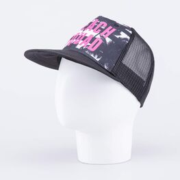 07809043-40 Кепка-бейсболка с сеткой для девочки черный для девочки разноцветный