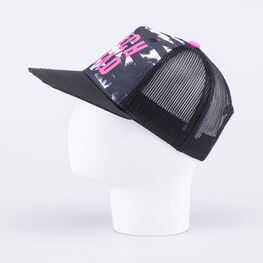 07809043-40 Кепка-бейсболка с сеткой для девочки черный для девочки разноцветный фото №2