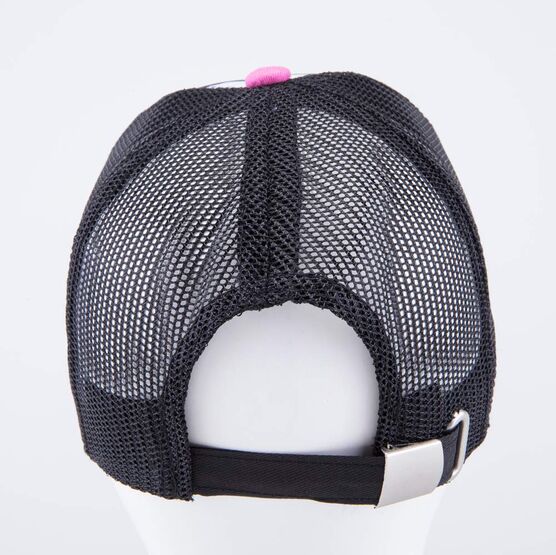 07809043-40 Кепка-бейсболка с сеткой для девочки черный для девочки разноцветный фото №4