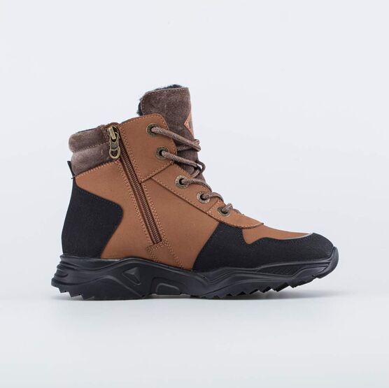 752209-42 Ботинки для мальчика зимние для мальчики коричневый фото №2