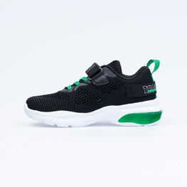 644304-12 Кроссовки на липучках для мальчики чер-зел фото №2