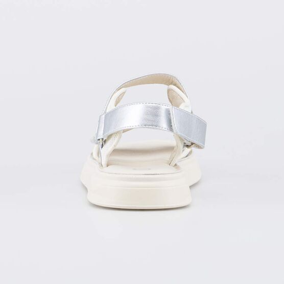 724061-21 Летние сандалии для девочки для девочки бежевый,серебристый фото №5