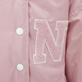 07857069-40 Куртка-бомбер утепленная для девочки розовый для девочки розовый фото №4