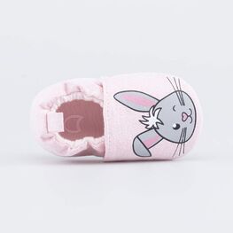 001110-11 Пинетки розовые Зайка для девочки розовый фото №4