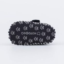 002134-11 Пинетки из натуральной кожи Панда для мальчики чер-бел фото №3