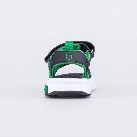 524075-12 Пляжные сандалии для мальчика для мальчики чер-зел фото №5