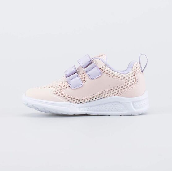 144283-11 Летние кроссовки в сеточку для девочки розовый фото №2
