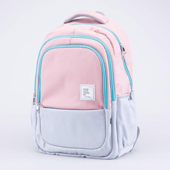 02804298-00 Рюкзак школьный роз-гол для девочки роз-гол фото №2