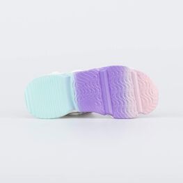 524088-22 Сандалии на липучках для девочки для девочки белый фото №3