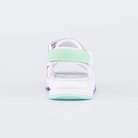 524088-22 Сандалии на липучках для девочки для девочки белый фото №5