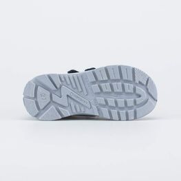 552271-32 Утепленные ботинки на липучках для мальчики син-жел фото №3